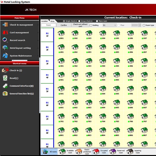 jktech L4 offline keys system / standalone type lock management system